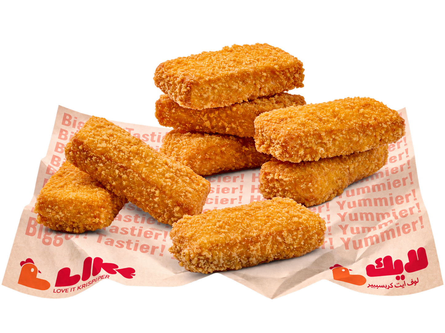 Crispy chicken nuggets